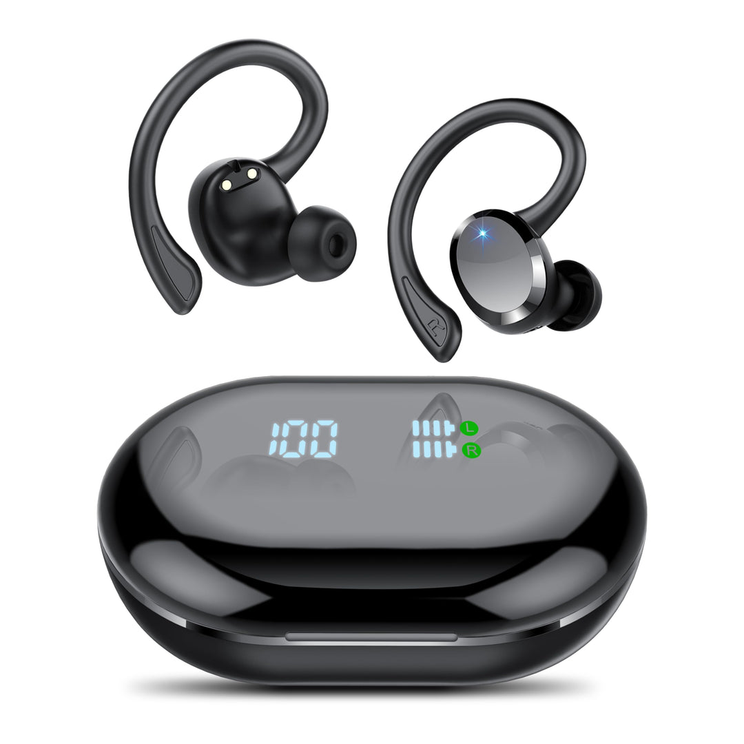 Bluetooth Kopfhörer Sport, Kopfhörer Kabellos Bluetooth 5.4 mit 4 ENC Noise Cancelling Mic, Kabellos