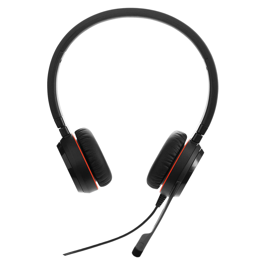 Jabra Evolve 20 SE Stereo Headset – Microsoft Teams zertifizierte Kopfhörer für VoIP Softphone mit p