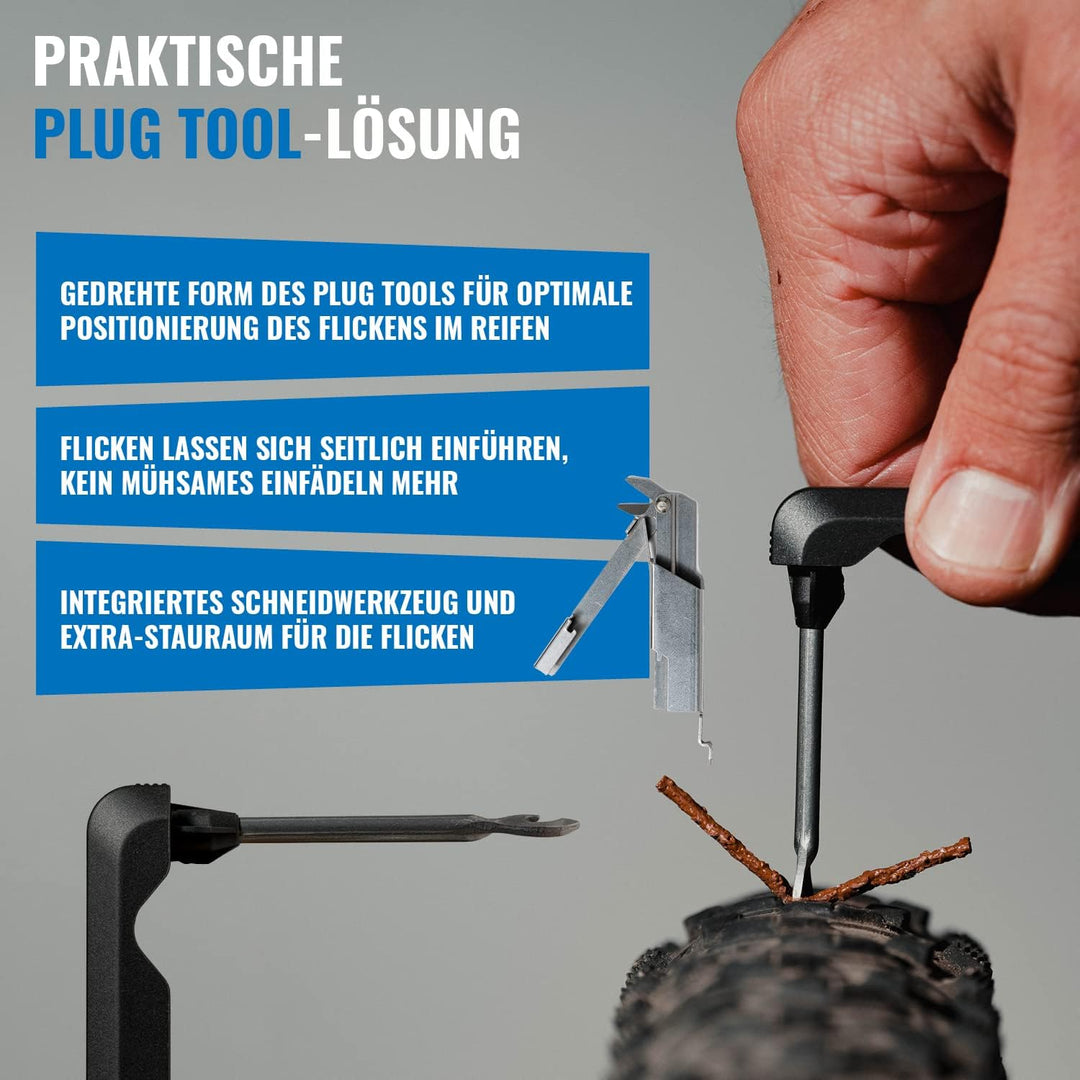 milKit Hassle'off Fahrrad Multitool Werkzeug ideal für Tubeless - mehr als 20 Funktionen - Fahrradwe