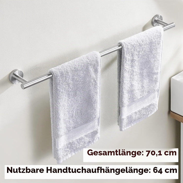 KES Handtuchhalter Bad Handtuchstange Handtuch Halter Edelstahl SUS304 Badetuchhalter Wandmontage Or