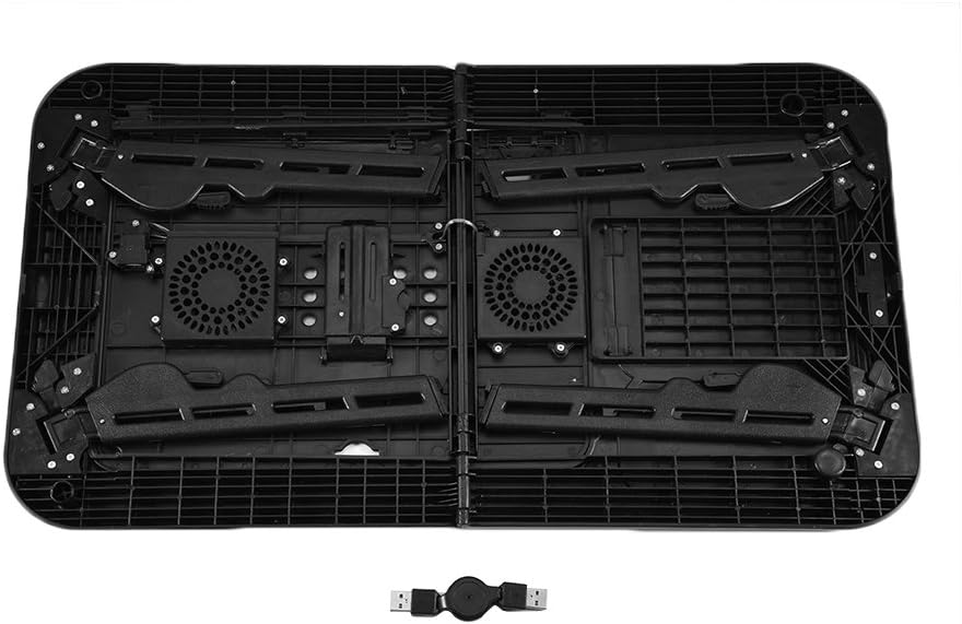 lyrlody Laptoptisch, Tisch Laptoptisch fürs Bett Tragbarer Laptop Tisch mit Verstellbarem Winkel mit