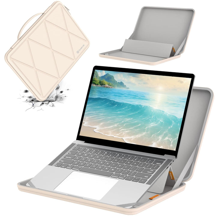 Smatree MS41T Laptop Hartschalenhülle aus Eva mit Laptopständer, für 14 Zoll Dell Pro 14 Premium (PA