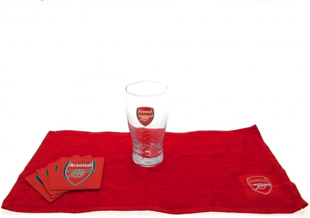 Arsenal FC Football Club Mini Bar Set Official Football Merchandise