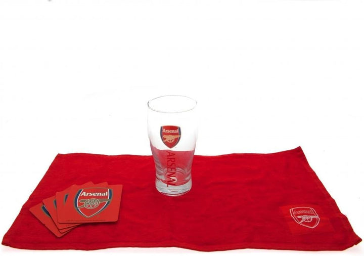 Arsenal FC Football Club Mini Bar Set Official Football Merchandise