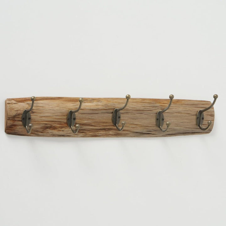 Boltze Garderobe Brando (Dekorationsobjekt aus Eichen Holz, 10 x 55 x 10 cm Wandgarderobe) 2005234
