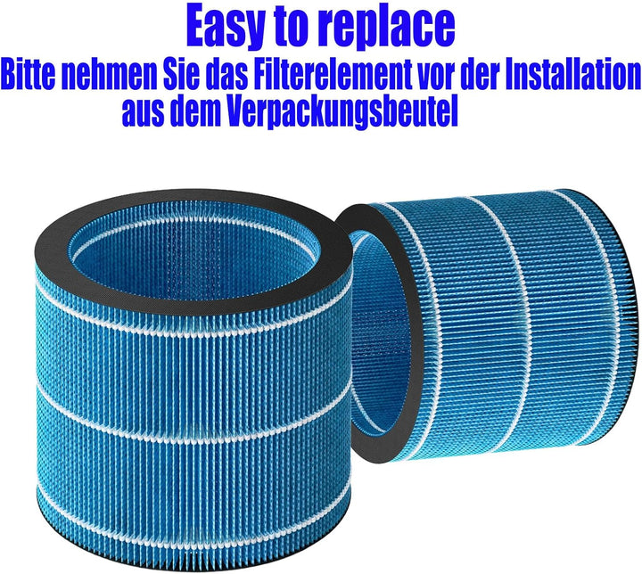 FY3446/30 Ersatzfilter für Philips Series 3000 Luftbefeuchtung | 3-Schichtiger Filter kompatibel mit