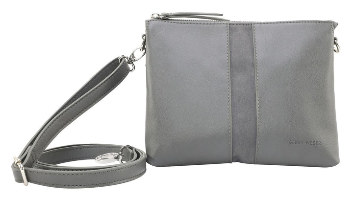 Gerry Weber - soft mix shoulderbag shz Grau 22,00x17,00x8,00 cm Farbe:grau / Material:polyester,pu,