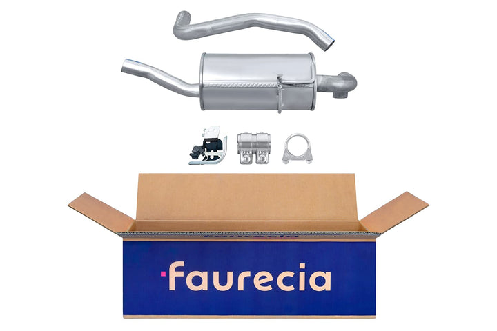 HELLA 8LD 366 034-571 Endschalldämpfer - Easy2Fit® Kit - hinten - zweiteilig - Set mit Anbauteilen