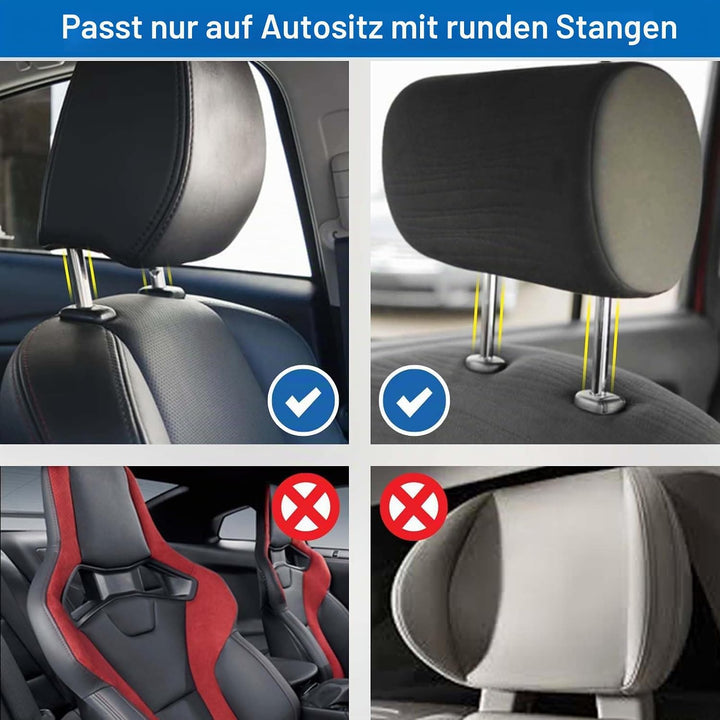 Spurtar Kopfstütze Auto Kinder, Verstellbares Autokissen für Kinder, Auto Zubehör Innenraum, Reise G