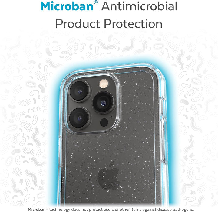 Speck Klare iPhone 14 Pro Max Hülle - Fallschutz mit kratzfester Dual Layer Slim Phone Case für 6,7