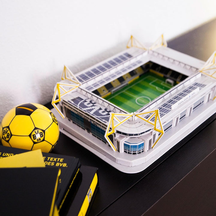 Borussia Dortmund BVB-3D-Stadionpuzzle, 74 Teile & BVB-Radiergummi-Stift