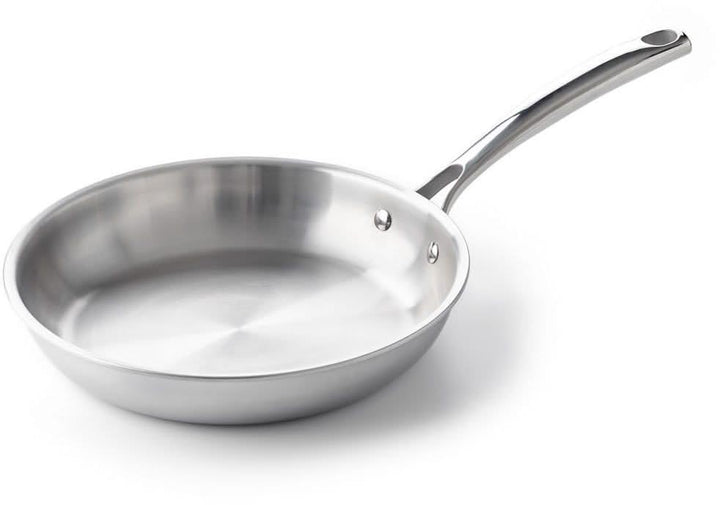 BK Superior Dreischicht-Edelstahl-Bratpfanne, 20 cm, 3-lagig, Multiclad, Polierter Edelstahl, Indukt
