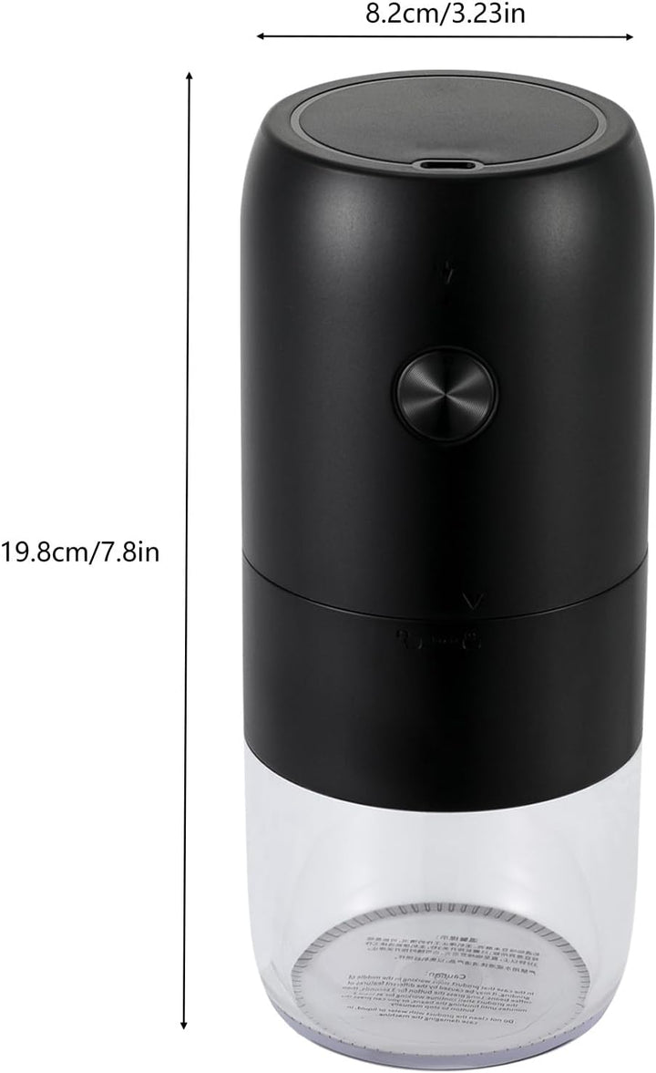 Kaffeemühle, USB Wiederaufladbare Elektrische Kaffemühle mit Keramik Kegelmahlwerk | Einstellbarer G