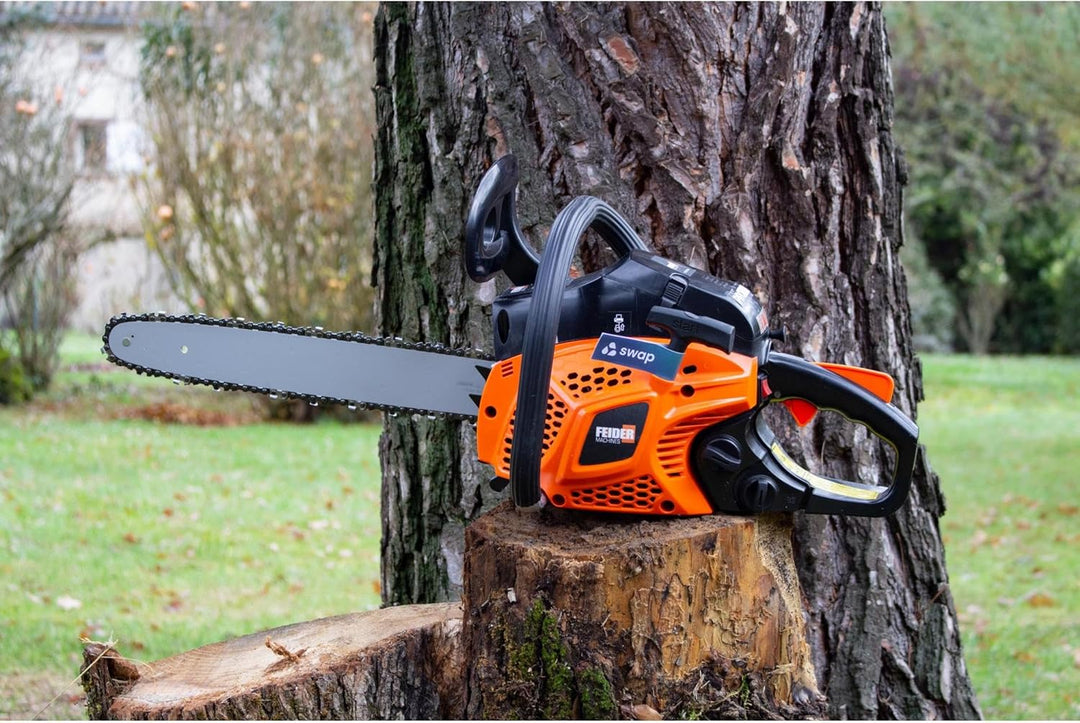 FEIDER FTRTPRO40 - Kettensäge Benzin 41cm³ 40cm - Motorsäge mit Oregon-Führung & -Kette - Benzinmoto