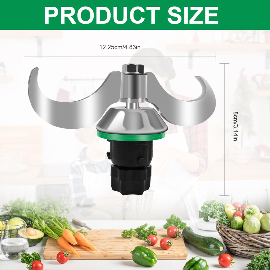 Teigmischmesser für Thermomix TM7 TM6 TM5, Thermomix Zubehör, Teigknetmesser aus Edelstahl, Schnelle