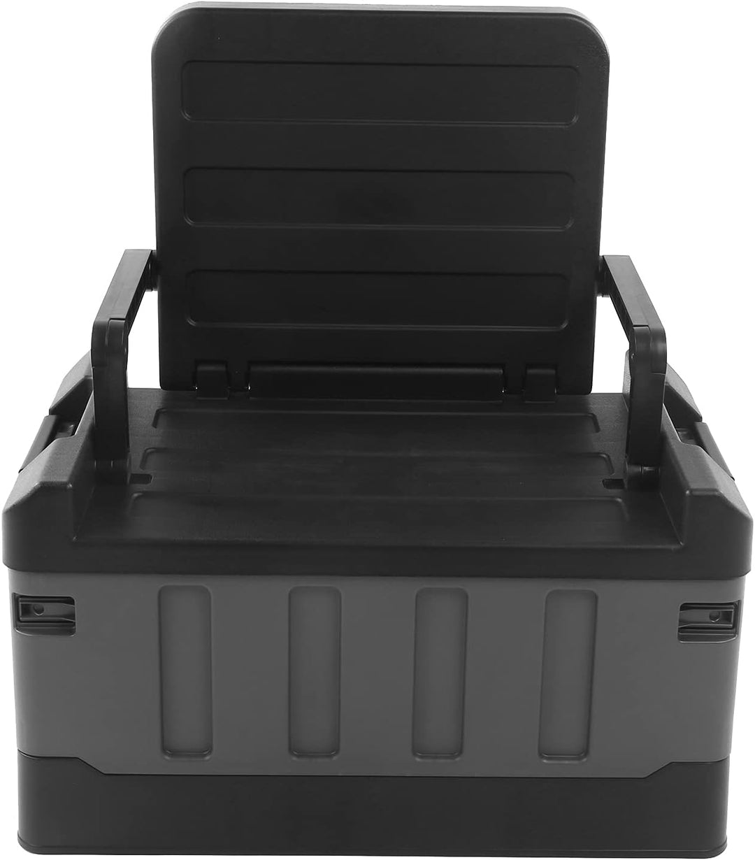 Zusammenklappbare 70-Liter-Auto-Aufbewahrungsbox, Einstellungsstuhl, 2-in-1, Faltbarer Aufbewahrungs