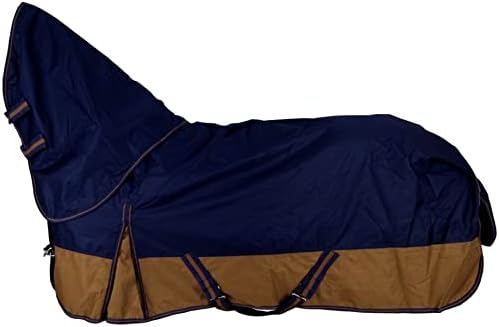 RL24 - Weidedecke Full Neck Basicline 600D Nylonfutter mit Füllung | Pferde Winterdecke | wasserdich