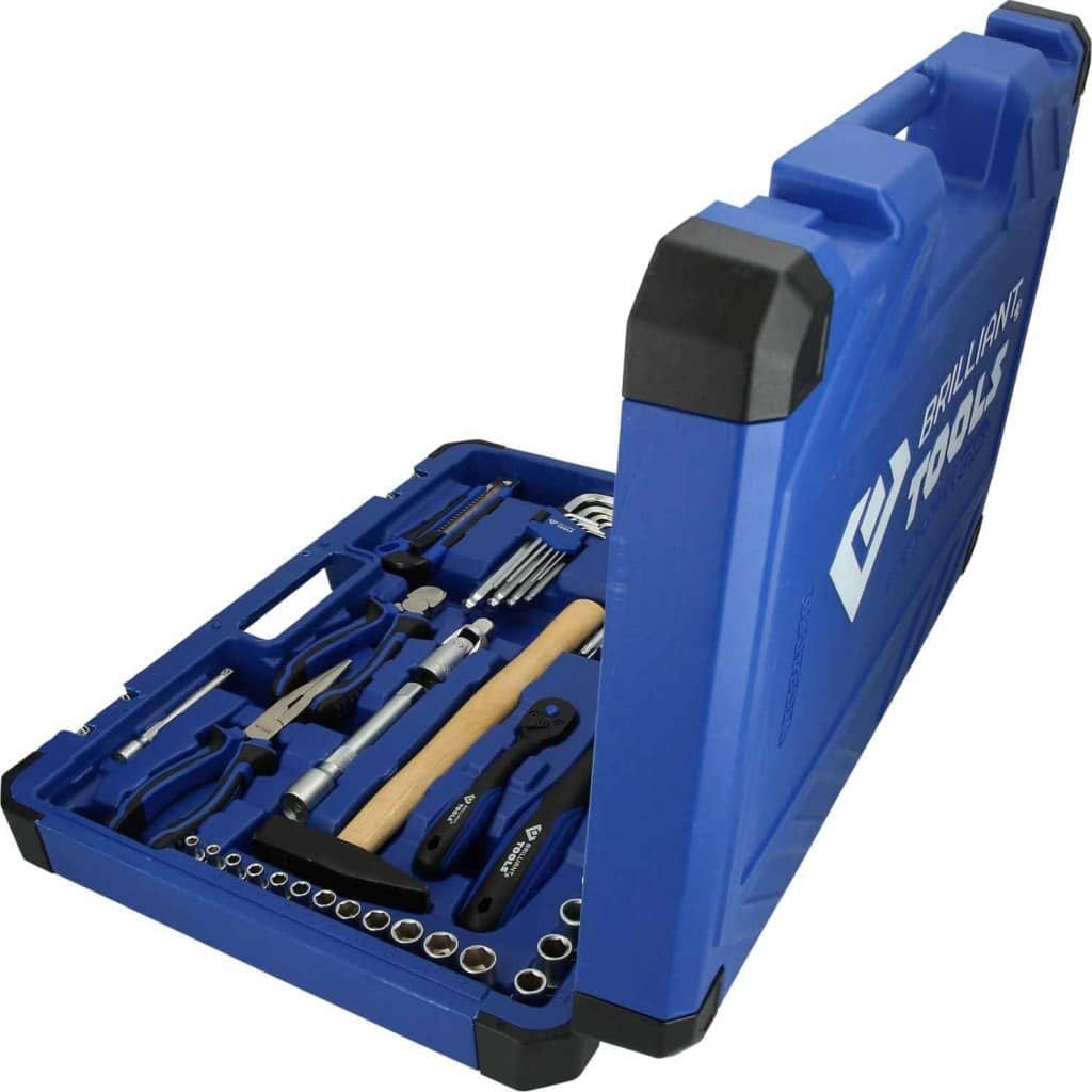 BRILLIANT TOOLS BT024095 1/4" + 1/2" Universal-Werkzeug-Satz, 95-tlg [Powered by KS TOOLS] 95-tlg.,