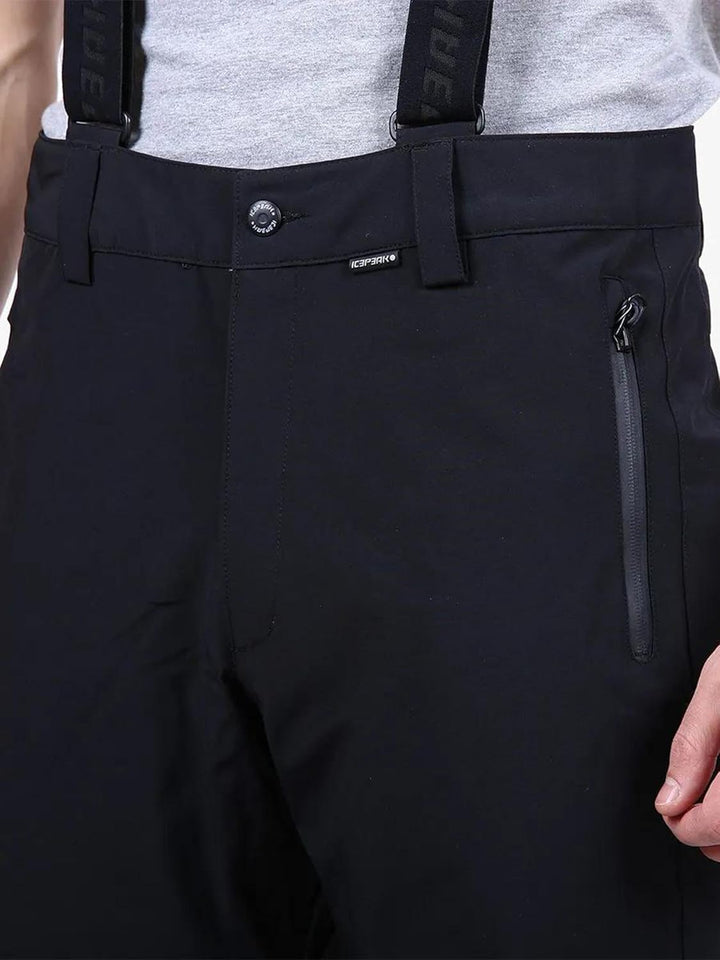 ICEPEAK Herren Stepphose Herren Freiberg 25 Schwarz, 25 Schwarz