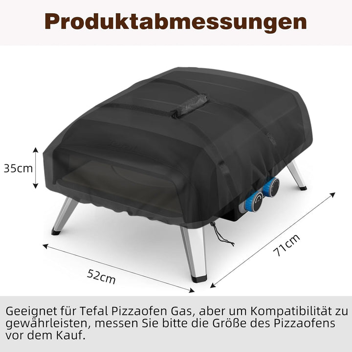 Pizzaofen Abdeckung für Tefal Pizzaofen Gas,wasserdichte Pizzaofen Tragetasche Pizzaofen Zubehör 420