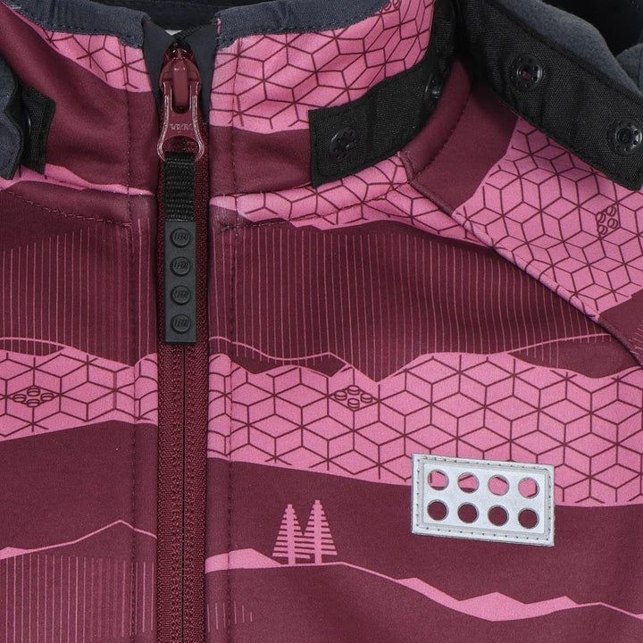 LEGO Jungen Softshelljacke Winddicht Atmungsaktiv Wasserabweisend Fleecefutter Shell-Jacke 116 Borde