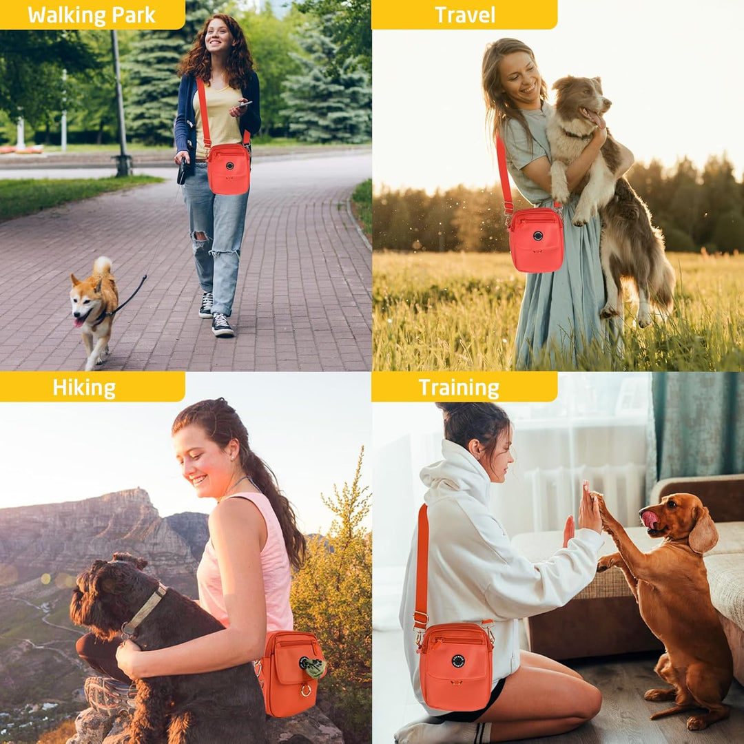 COOWONE wasserdichte Hundeleckerli-Tasche, Hundespaziergang Tasche, Leckerli-Tasche für Hunde, Hunde