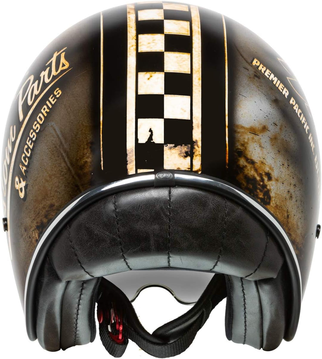 Premier Helm Vintage OP 9 BM,BRAUN/OCHER/SCHWARZ,M