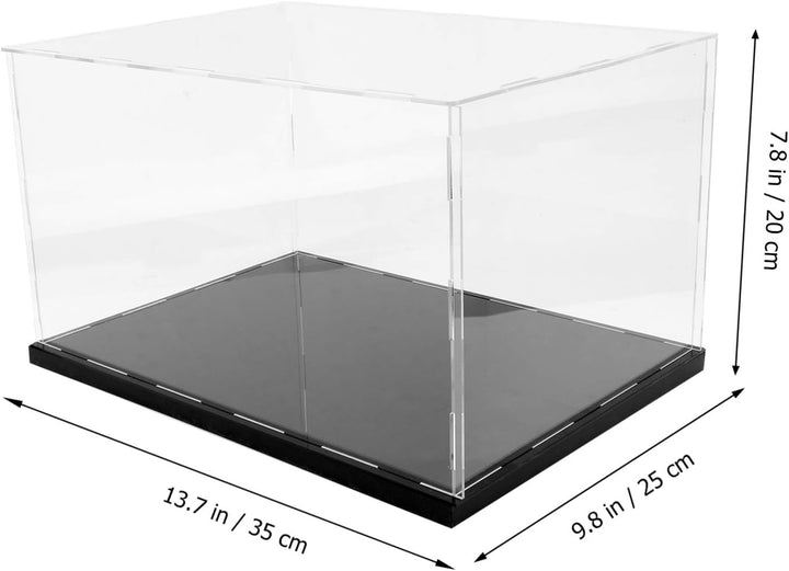 Cabilock Auto Spielzeug Klare Acryl-Vitrinen Montagemodell Arbeitsplatte Vitrine Schutzbox für Actio