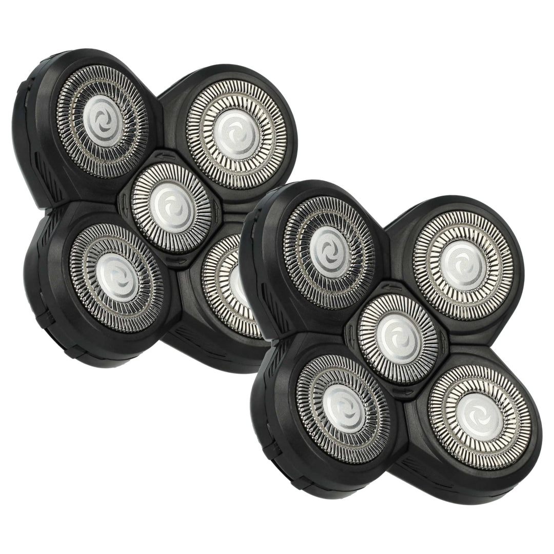 vhbw 2x Ersatz-Scherköpfe kompatibel mit Philips RQ10 Serie RQ1050, RQ1059, RQ1060, RQ1070, RQ1050CC