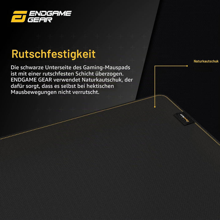 ENDGAME GEAR MPC 890 Cordura XXL Gaming Mauspad - 89 x 45cm - Fransenfreie Ränder - Cordura Gewebe -