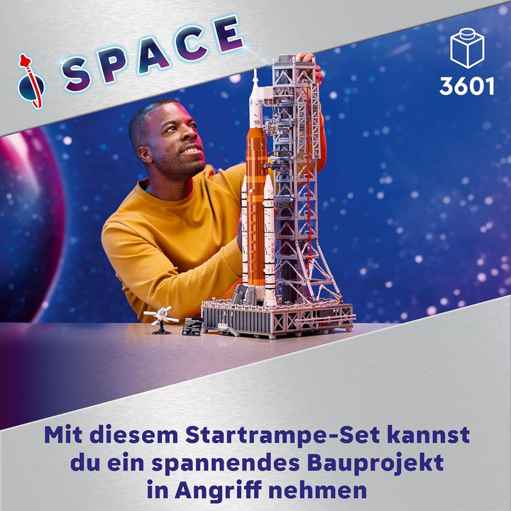 LEGO Icons NASA Artemis Startrampe, Dekoration fürs Wohnzimmer oder Büro, Geschenk zu Weihnachten, B