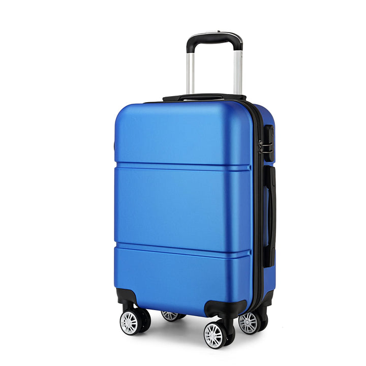 KONO Reisekoffer Handgepäck Koffer mit Rollen Hartschale Trolley 55x38x22cm 33 Liter Leichtgewicht A