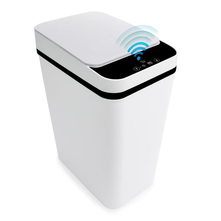 VicBre 12L Sensor Mülleimer mit Deckel, Touchless Wasserdicht Abfalleimer Automatischer Mülltonne fü