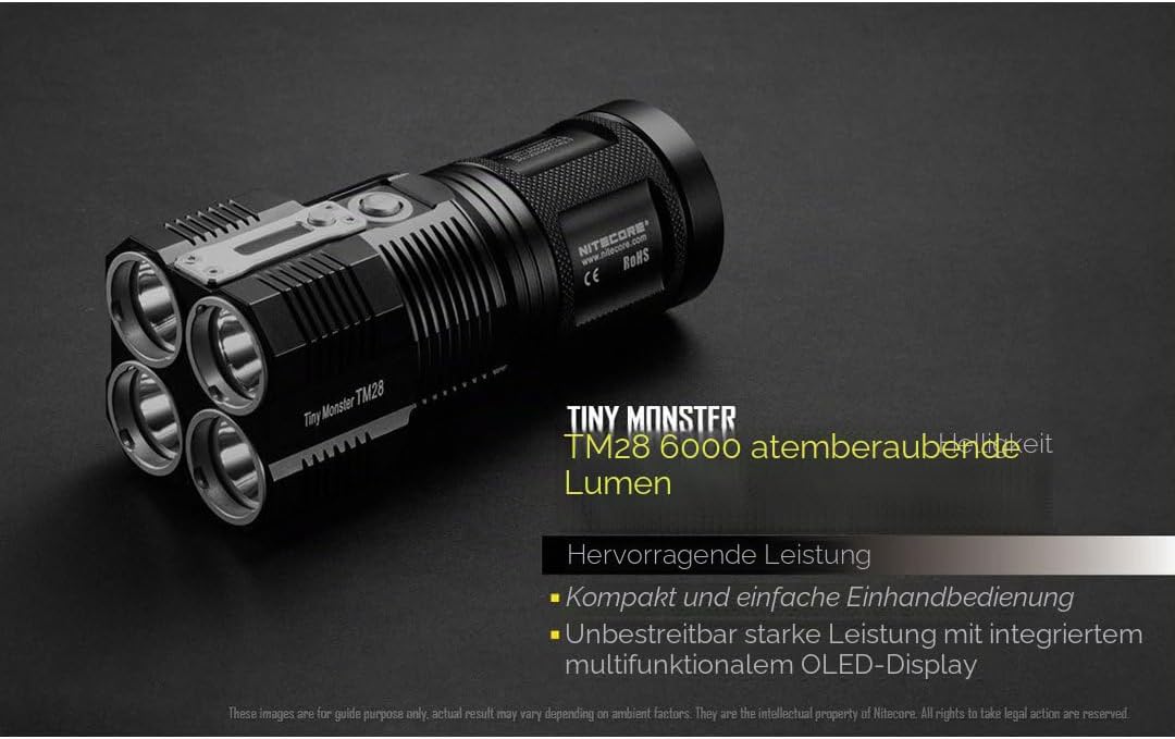 Nitecore Herren Tiny Monster Sporting Good, schwarz, L