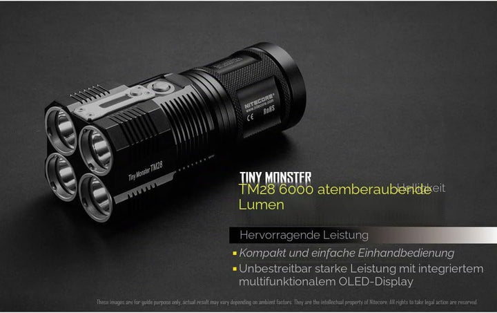 Nitecore Herren Tiny Monster Sporting Good, schwarz, L