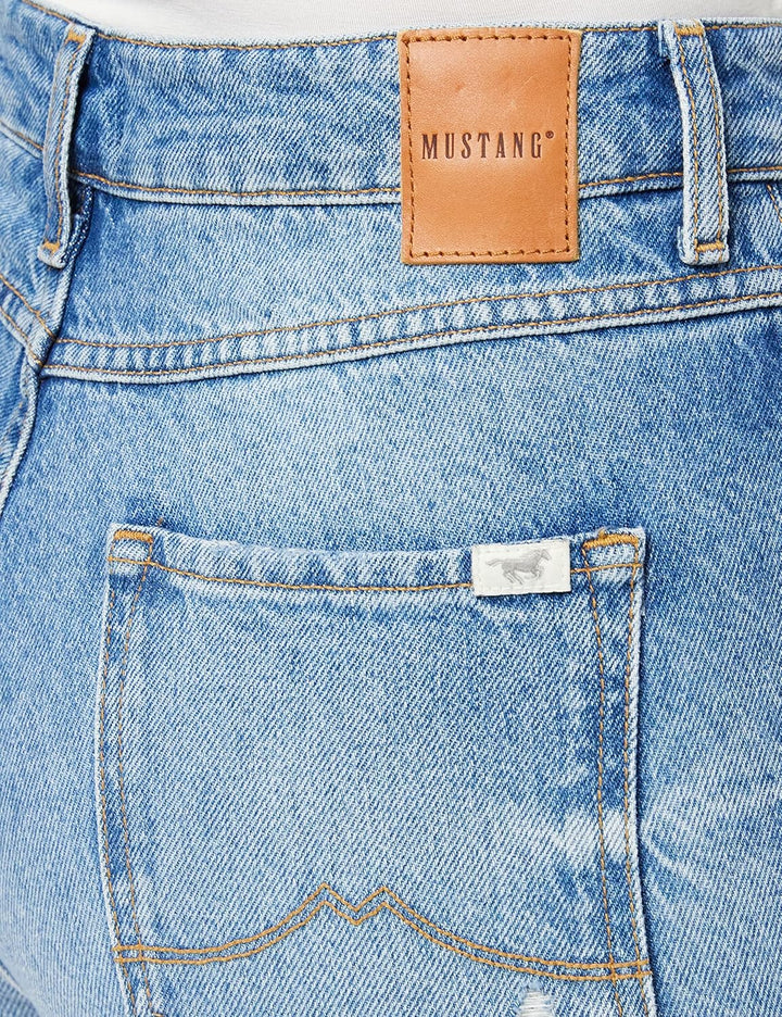 MUSTANG Damen Moms Jeans 25W / 32L Mittelblau 575, 25W / 32L Mittelblau 575