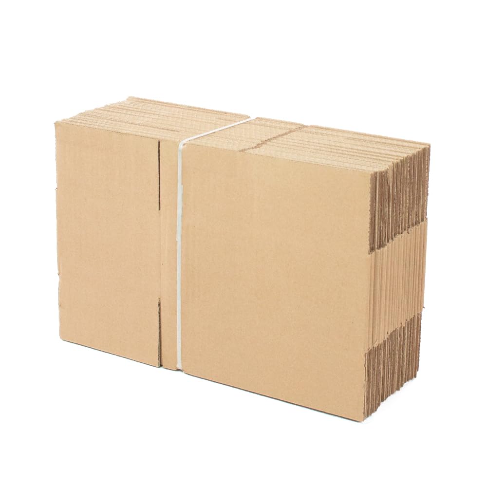 Only Boxes, Packung mit 25 Versandkartons, Versandkartons, Versandkartons, einfach, verstärkt, Aufbe