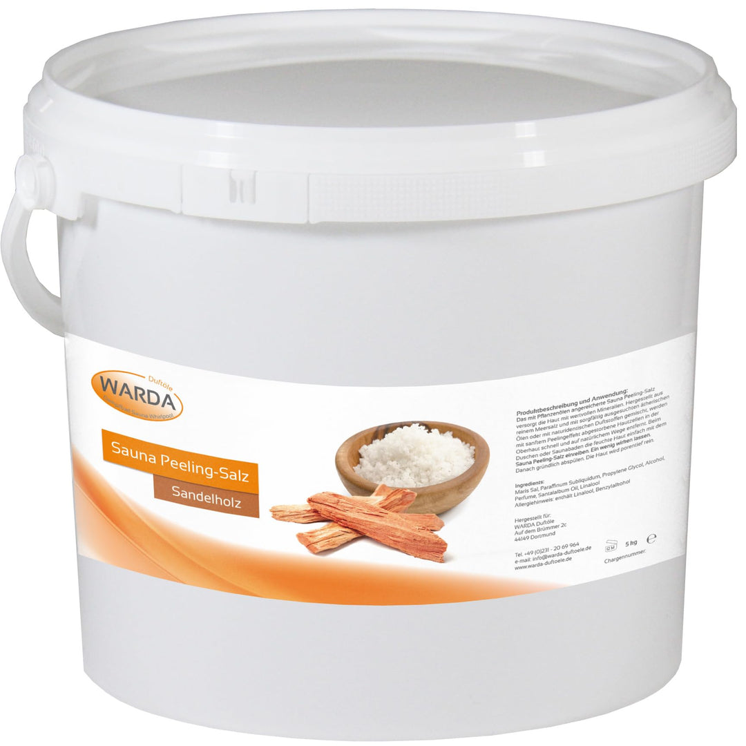 Warda Sauna – Peeling Salz Sandelholz Hautpflege 5 Kg