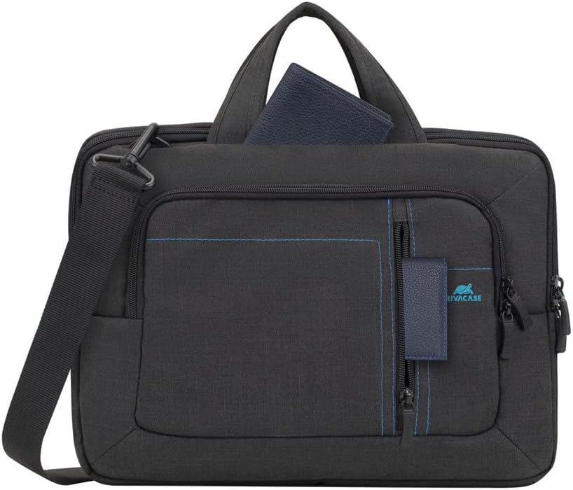 RIVACASE Tasche für Laptops bis 13.3“ – Leichte und stillvolle Notebooktasche mit Zubehör Fächern un