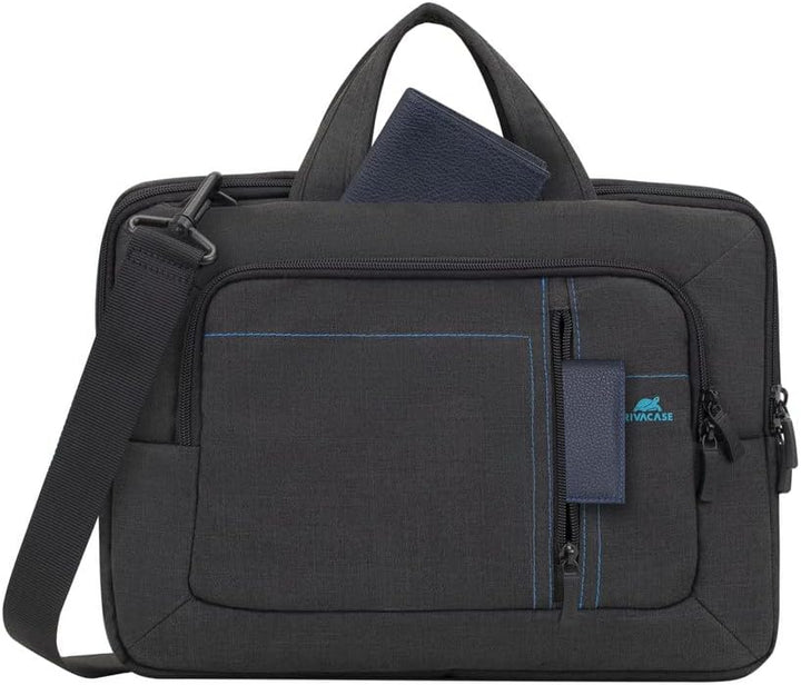 RIVACASE Tasche für Laptops bis 13.3“ – Leichte und stillvolle Notebooktasche mit Zubehör Fächern un