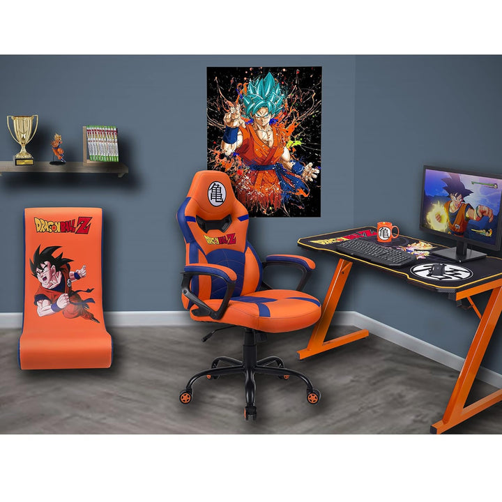 Subsonic DBZ - Dragon Ball Z - Junior-Spielerstuhl - Bürostuhl für Glücksspiele - Offizielle Lizenz
