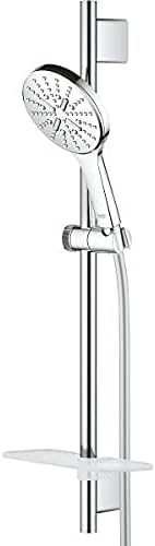 GROHE Rainshower 130 SmartActive | Brausestangenset 3 Strahlarten | chrom | 26546000 Brstg.Set 600mm