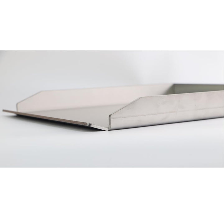 Kette´s Grillzubehör Plancha/Griddle-Plate/Bratplatte/Edelstahlplatte (400 x 300mm) 400 x 300mm univ