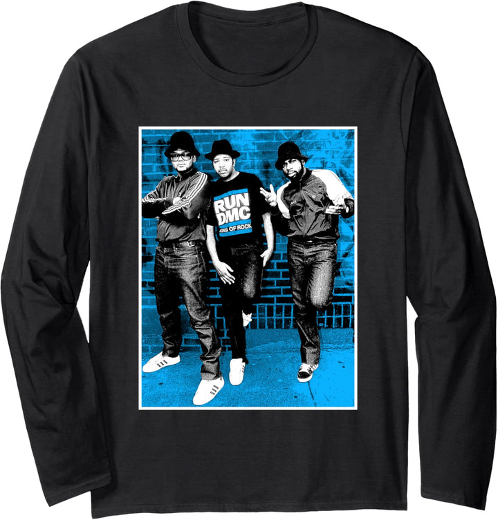 RUN DMC Blue Brick Langarmshirt