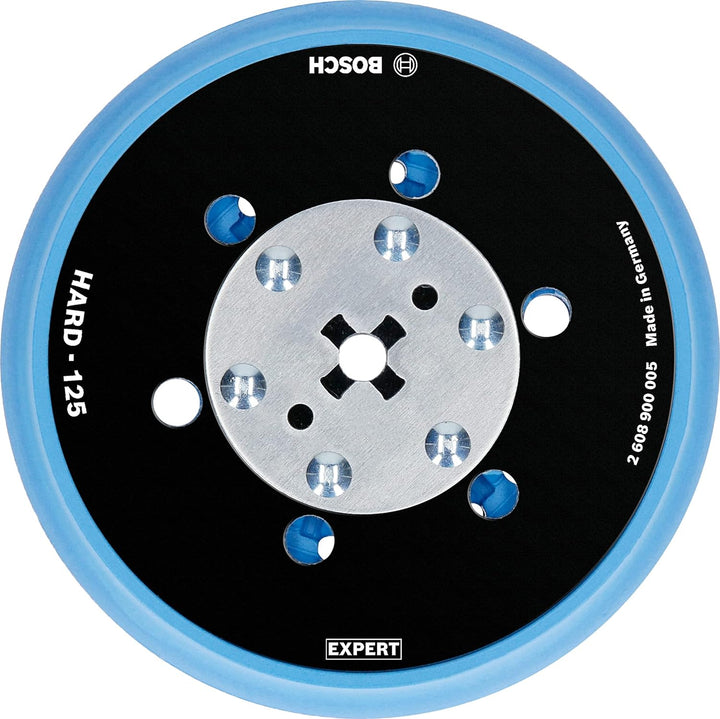 Bosch Professional 1x Expert Multihole Universalstützteller (Version hart, Ø 125 mm, Zubehör Exzente