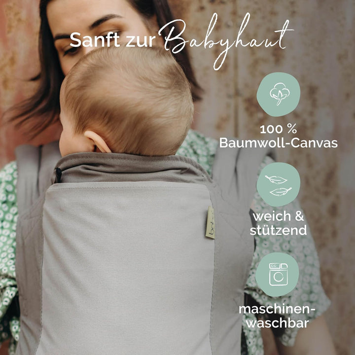 Boba Babytrage Classic Carrier Dusk - Babytragetasche im Rucksack Stil – Tragen Sie Ihr Kind auf dem