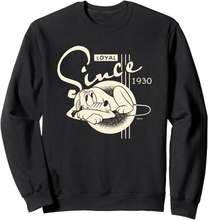 Disney 100 Pluto Loyal Since 1930 Retro Vintage D100 Sweatshirt