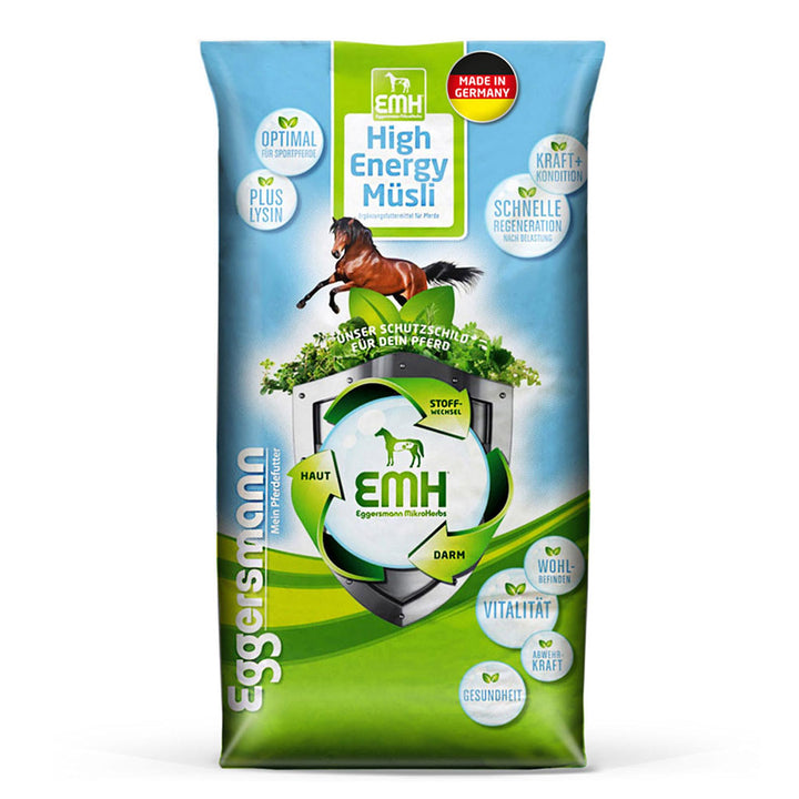 Eggersmann EMH High Energy Müsli – Pferdemüsli für Sport- und Hochleistungspferde – Spezialmüsli mit