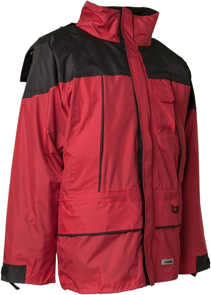 Planam 3132 Wetterjacke, rot/schwarz, L Rot/Schwarz L, Rot/Schwarz L