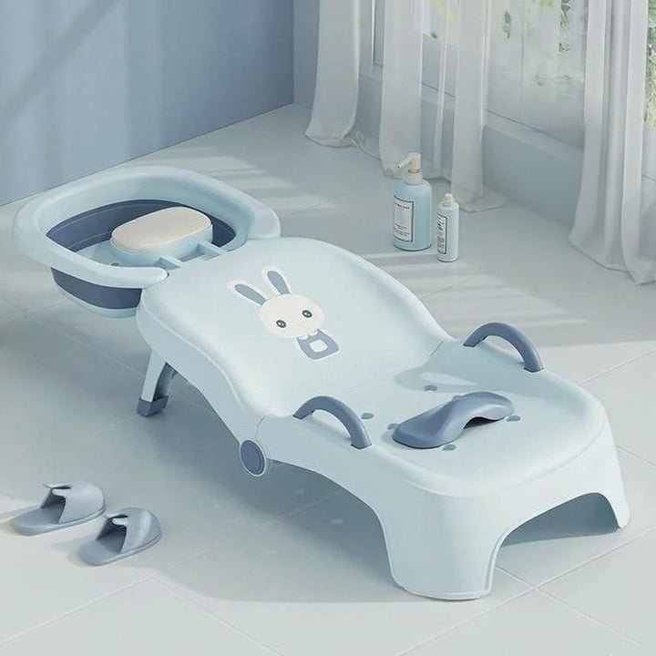 Kinder Haarewaschen Stuhl,Klappbarer Kinder Haarwaschbad-Sitz | Baby Liegesitz Mit Kopfstütze Zu Hau